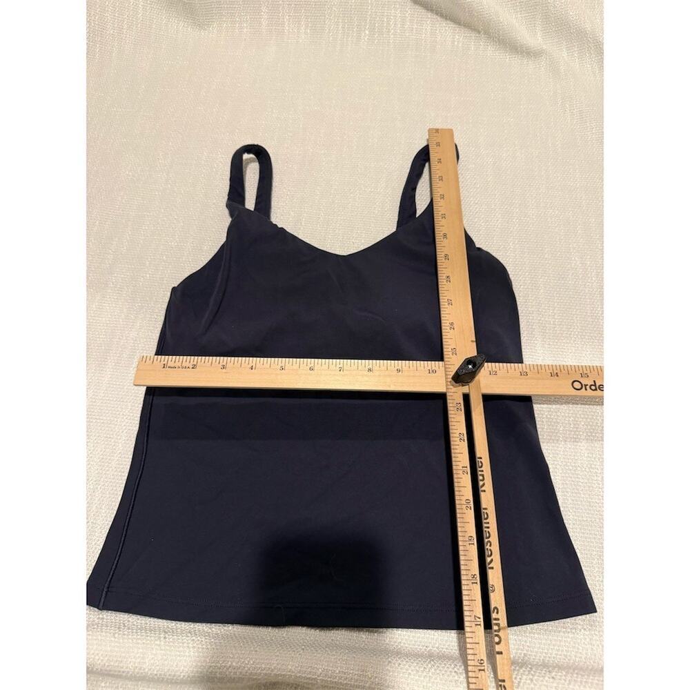 OFFLINE by Aerie Cami Tank Top Womens M Black Built-In Bra Scoop Neck - Picture 3 of 6